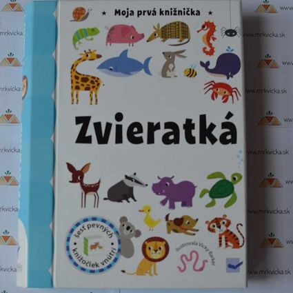 Moja prvá knižnička – Zvieratká – 6 malých knižočiek - NOVÉ VYDANIE