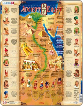 Dejepis – Staroveký Egypt, jeho história a faraóni – Náučné obrázkové puzzle