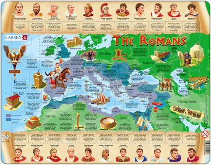 Dejepis – Staroveký Rím a jeho história, Rímska ríša – Náučné obrázkové puzzle
