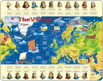 Dejepis – Vikingovia, Normani, Severania a ich história – Náučné obrázkové puzzle